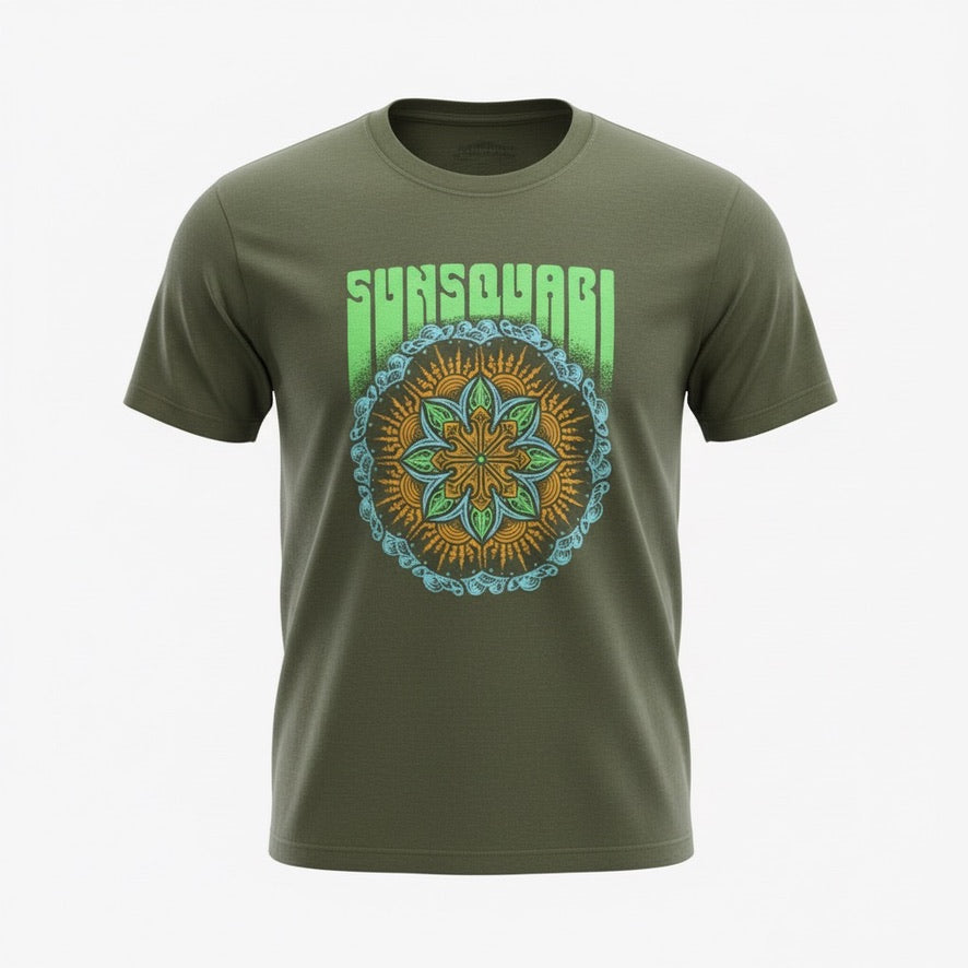 Mandala T-Shirt - Hemp Green