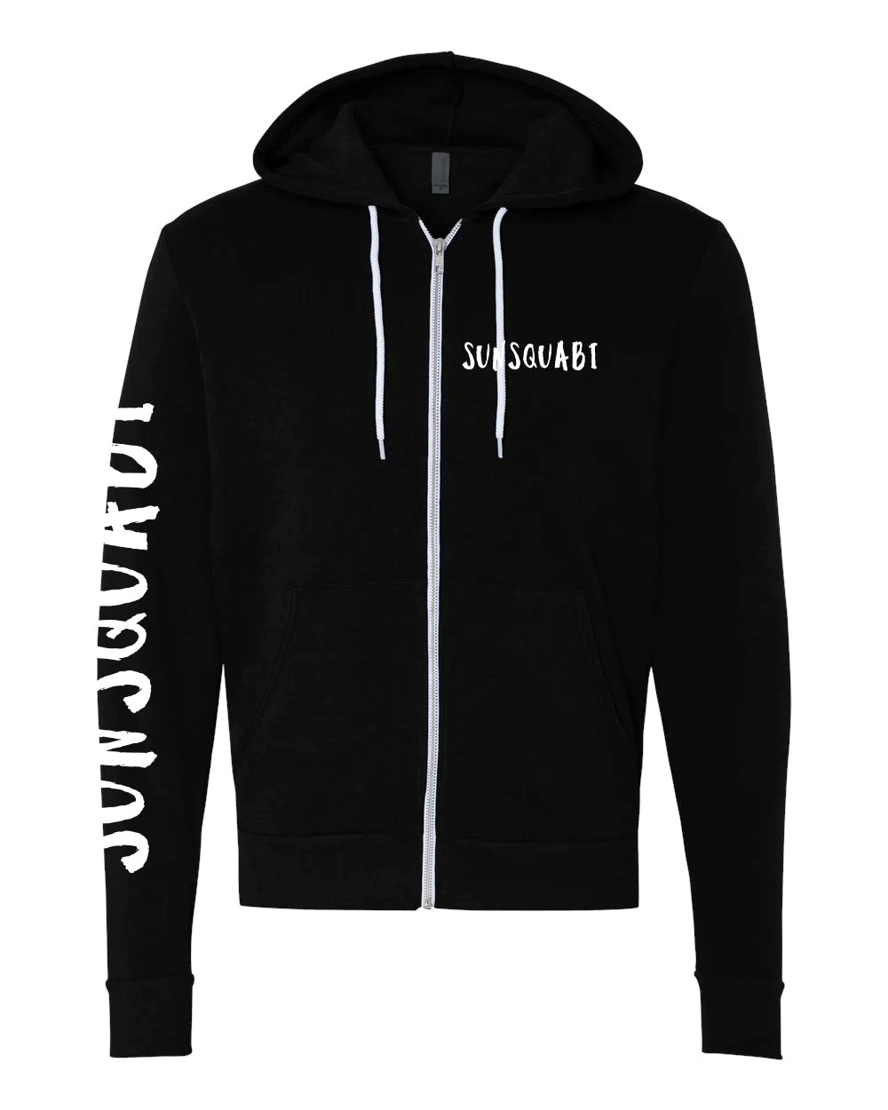 Zip Up Logo Hoodie