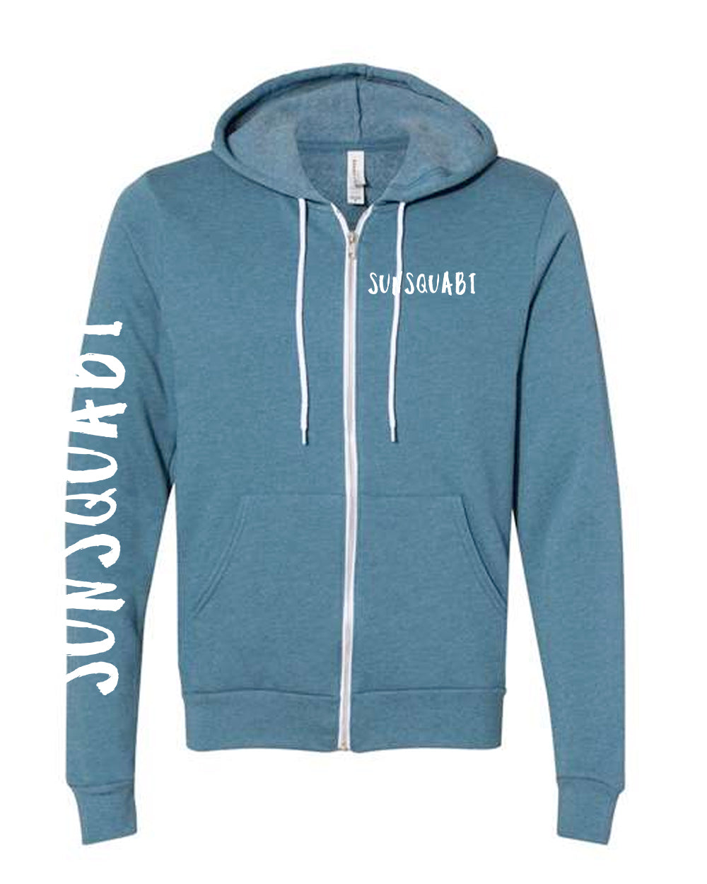 Zip Up Logo Hoodie
