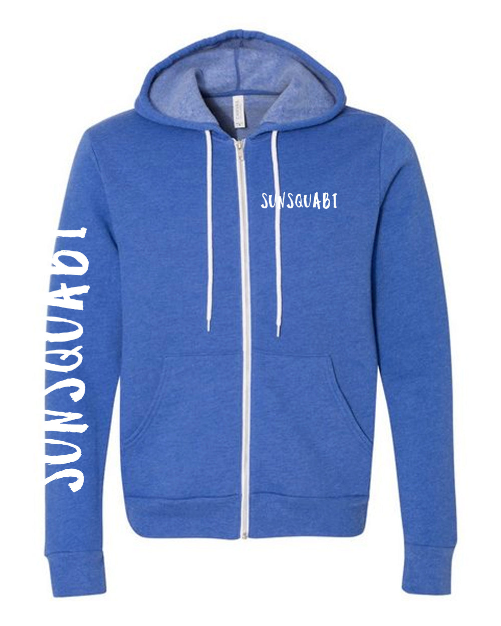 Zip Up Logo Hoodie