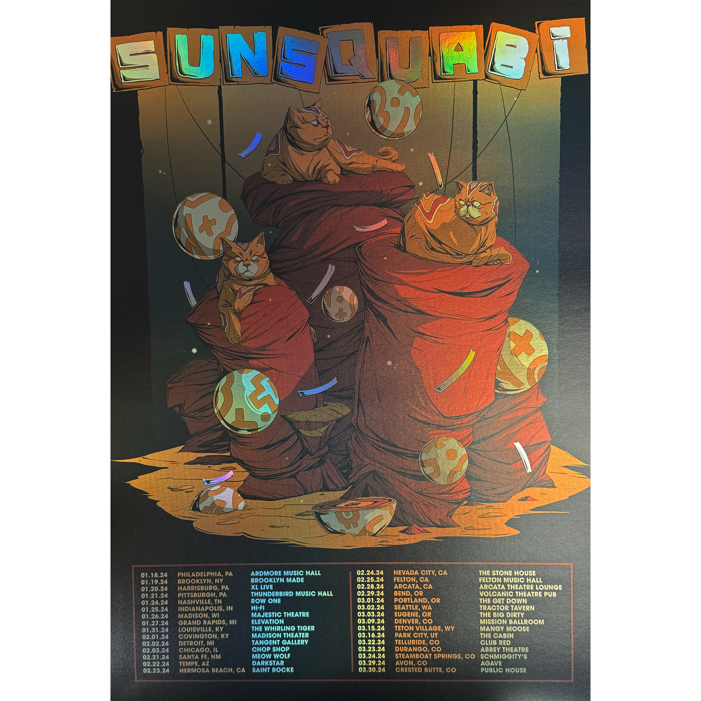 2024 Tour Commemorative Poster-Foil