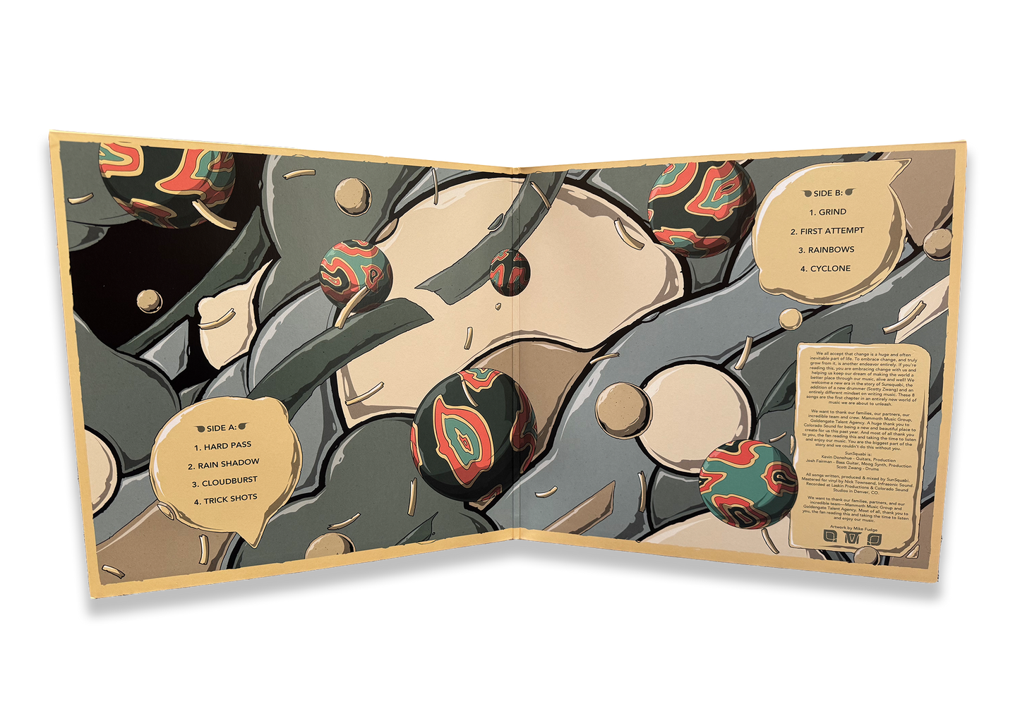 Cloudburst / Grind Dual EP Deluxe Gatefold Edition - Extremely Limited Quantities