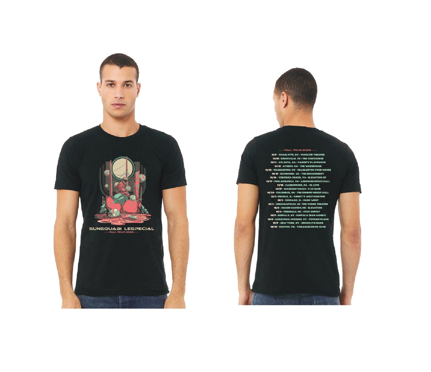 2022 SunSquabi x lespecial Tour Tee