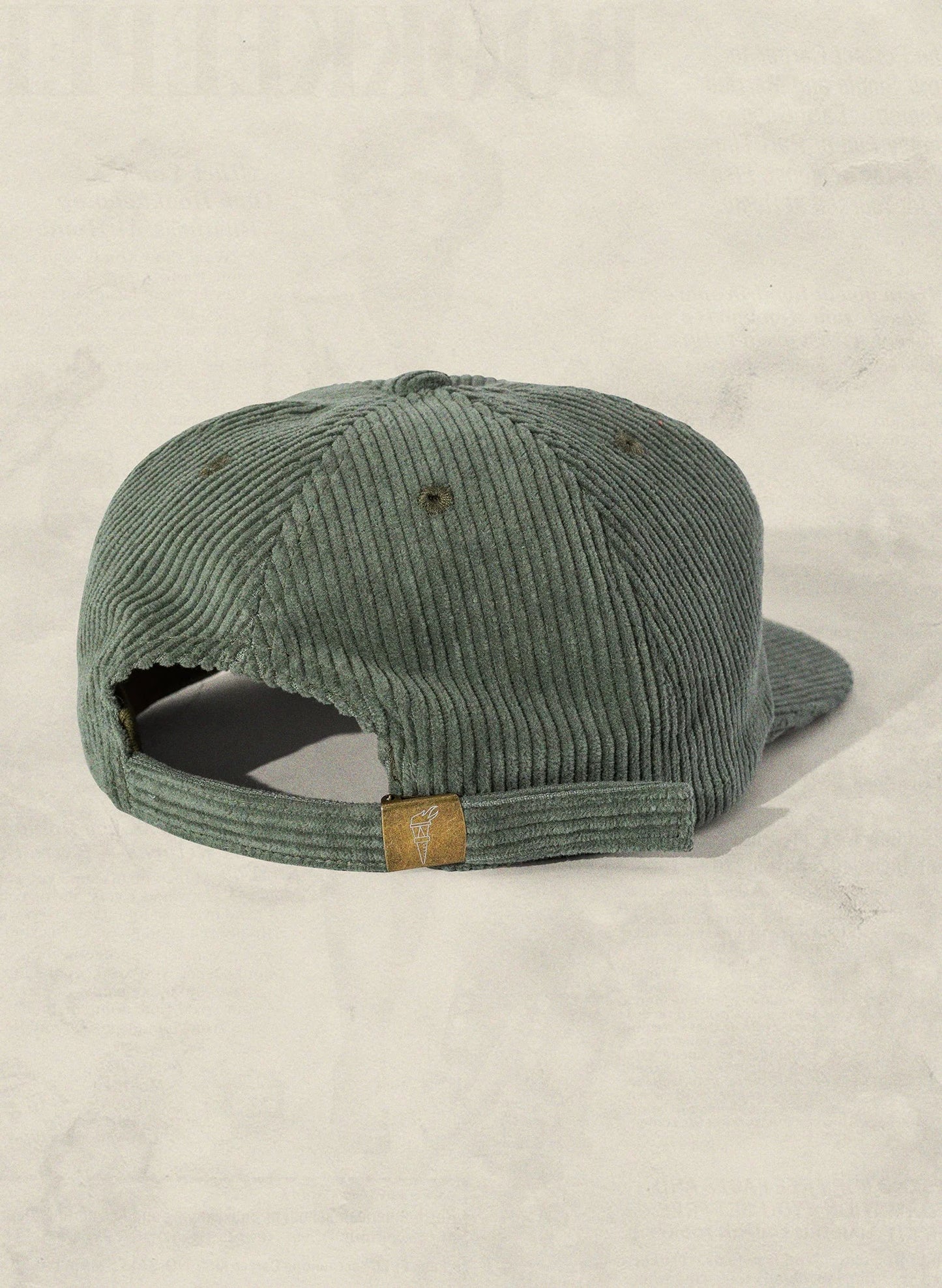 Corduroy Strap Back Logo Hat