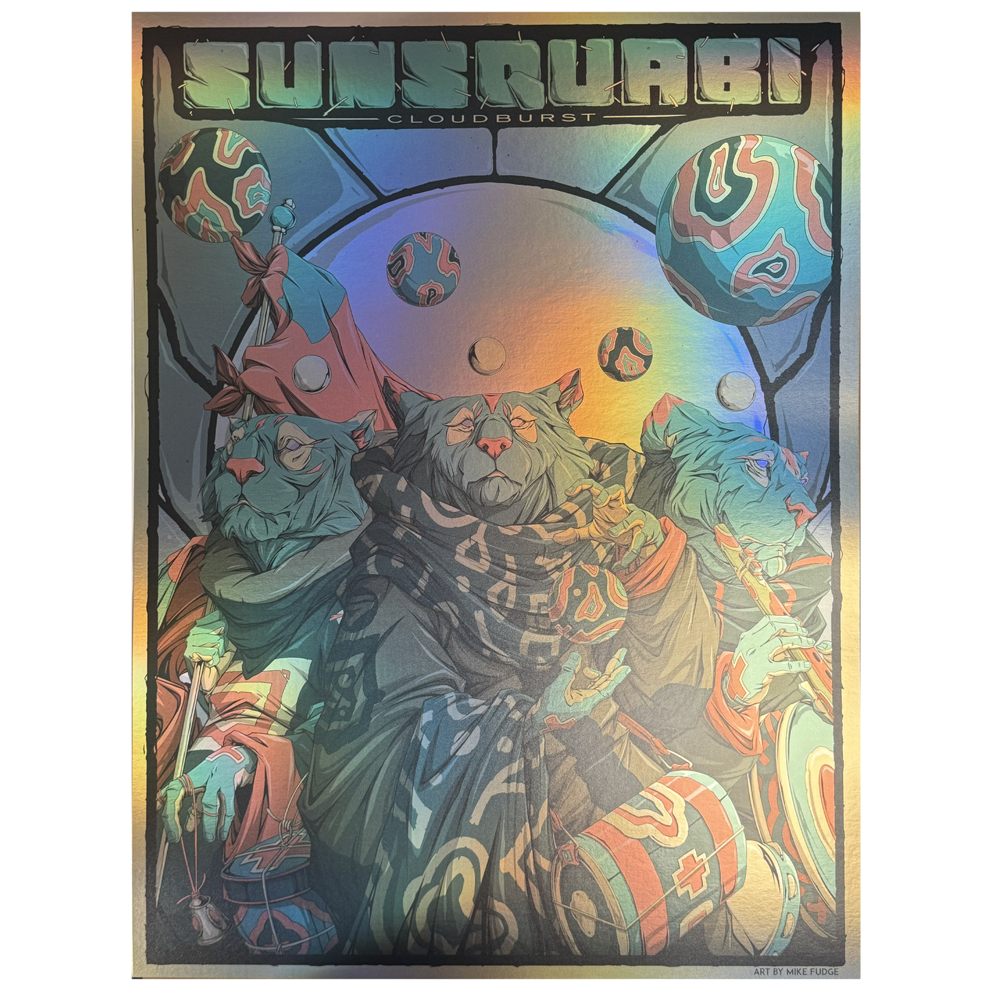 Cloudburst EP Foil Poster